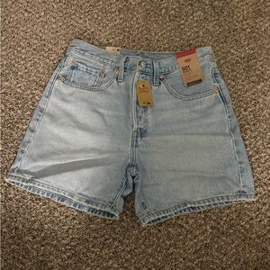 Levi's Women's Classic Light Blue Jean Shorts